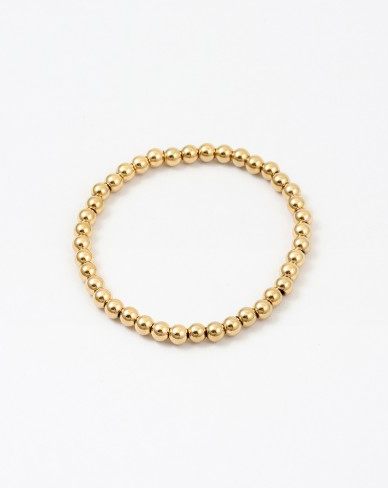 Gold Ball Stretch Bracelet
