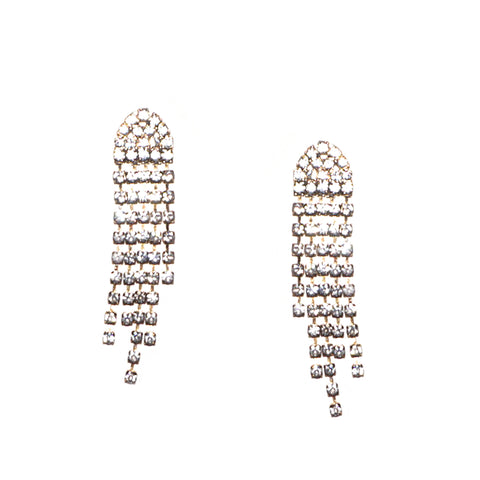 Cascading Crystal Earring by Marlyn Schiff