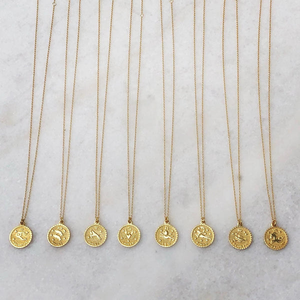 Zodiac Necklaces (STERLING)