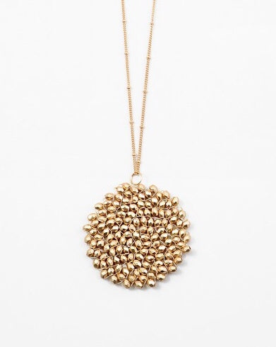 Beaded Round Pendants