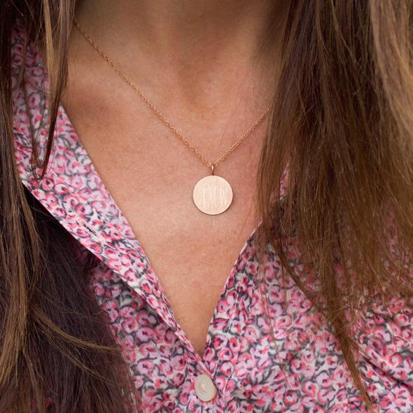 Small Disc with Initials
