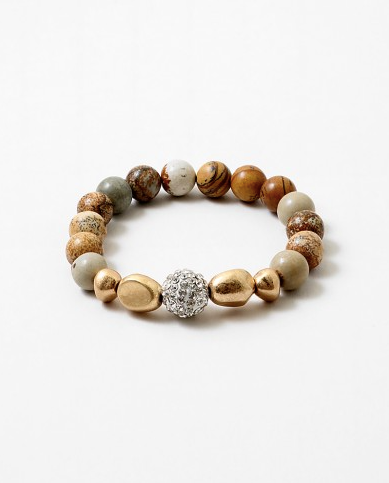 Wood Beaded Bracelet