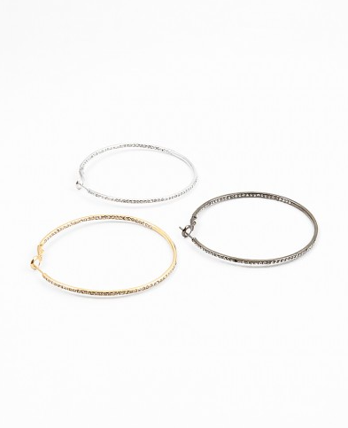 Pave In/Out Hoops (various)