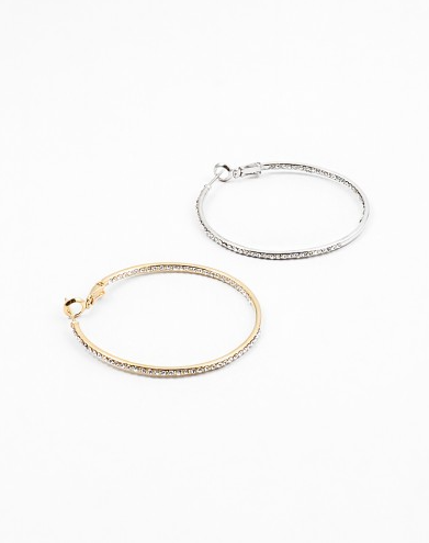 Pave In/Out Hoops (various)