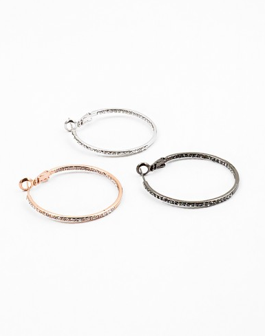 Pave In/Out Hoops (various)