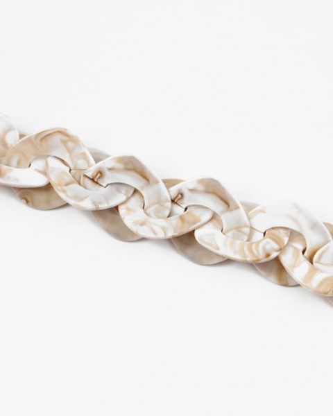 Ivory Resin Link Necklace