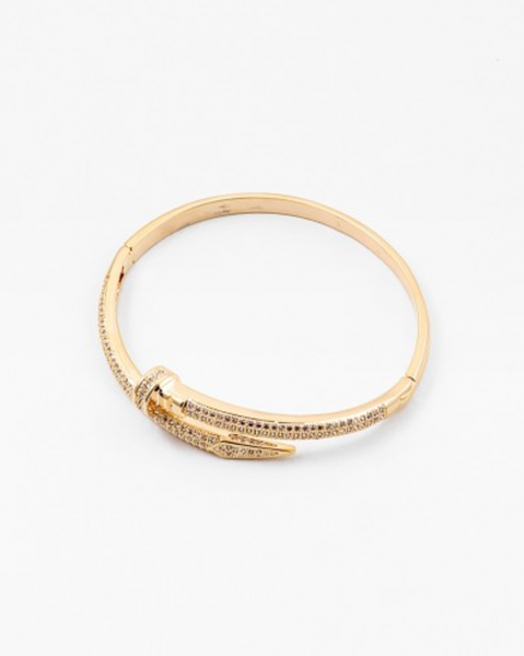 Pave Nail Bangle