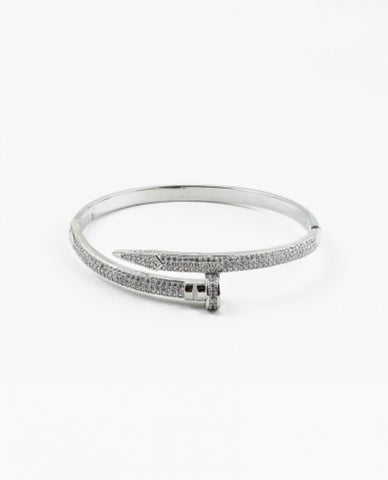 Pave Nail Bangle