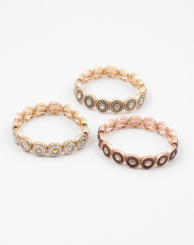 Two-Toned Stretch Bracelet