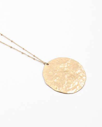 Long Coin Necklace