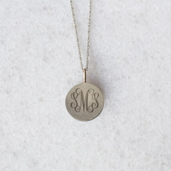 Small Disc with Initials