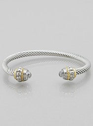 Open Twist Cable Bangle