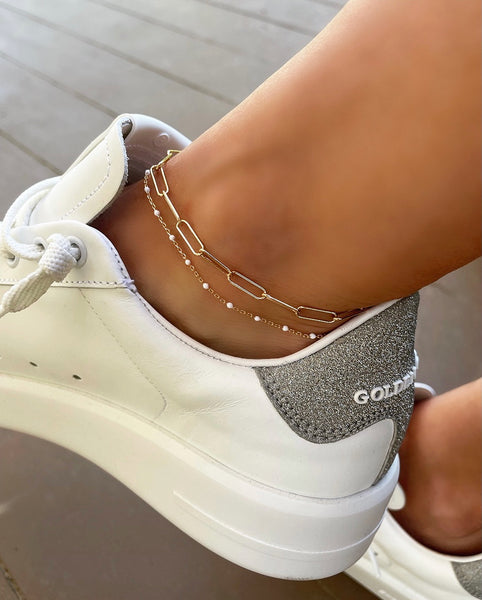 Paper Clip ANKLET